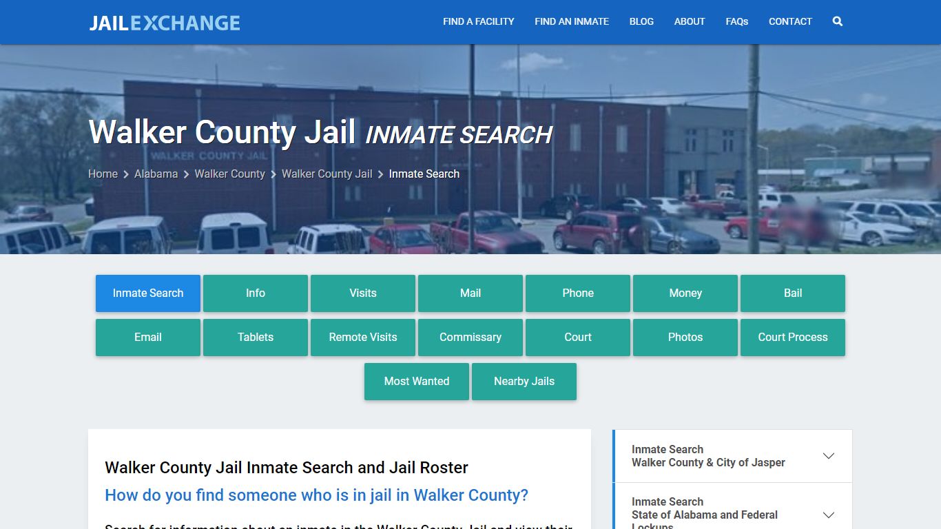 Inmate Search: Roster & Mugshots - Walker County Jail, AL